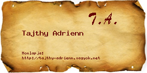 Tajthy Adrienn névjegykártya