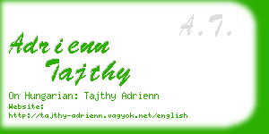 adrienn tajthy business card